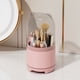 thumbnail image 1 of 1pc 360° Rotating Makeup Storage Box, Detachable Storage Box, Transparent Dust-proof Pen Holder, Eyeshadow Brush Holder, Lipstick Storage Box, Desktop Organizer, 1 of 3