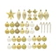 thumbnail image 5 of Juego De 40 Adornos De Bolas De Navidad, Decoración Navideña Para Cumpleaños, Festival, Patio, Dorado, 5 of 5