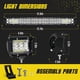 thumbnail image 2 of Kit de barras de luz LED SAN YOUNG (2) 50 cm + (4) 10 cm 12 V/24 V, 2 of 7