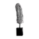 thumbnail image 1 of Figura De Estatuilla De Estatua De Pluma Creativa Para Decoración De Dormitorio De Gabinete Argent, 1 of 5