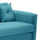 thumbnail image 4 of Sofa New Retro 3CG Felpa 01 Turquesa, 4 of 6