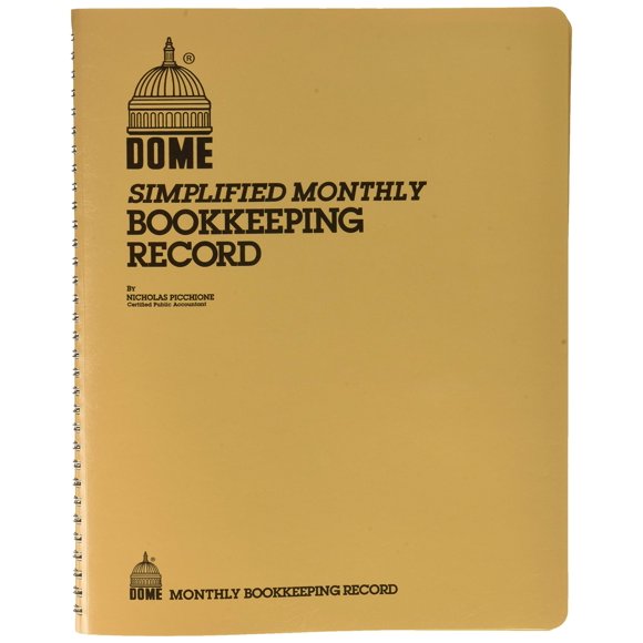 Libro de Registro Contable Mensual Simplificado Dome Publishing Co Inc DOM612