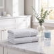 thumbnail image 1 of REGALWOVEN Toallas de Mano Bordadas con Flores, Juego de Toallas Suaves y Absorbentes de Algodón Puro para Baño, Cocina, Spa, Gimnasio, Decoración del Hogar Gris 4 Piezas, 1 of 7