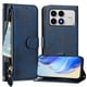 thumbnail image 4 of FOXDOCK Funda Tipo Cartera para Realme Note 80 Cuero PU con Cremallera y Correa de Muñeca, Ranuras para Tarjetas, Soporte Plegable, Cierre Magnético, 4 of 5