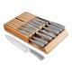 thumbnail image 1 of Cuchillos Cocina Acero Inoxidable 14 Piezas Profesional Plateado, 1 of 2