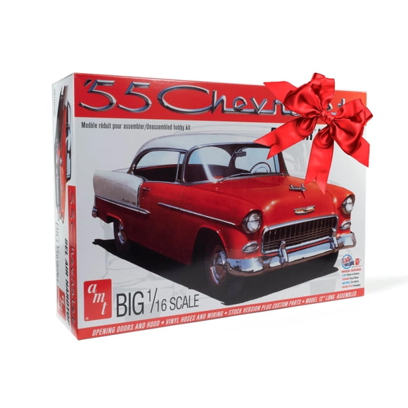 Kit de Modelo AMT Chevy Bel Air Hardtop 1955 Escala 1:16