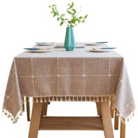 Oem - Mantel De Algodon Mesa Cuadrado Diseño Linea 140X180Cm 3