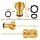 thumbnail image 2 of Conector rápido para mangueras de jardín FRQNTKPA, 3/4 pulgadas GHT (paquete de 6), 2 of 8