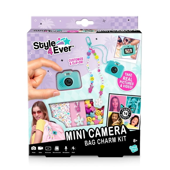Kit de Cámara Digital Mini Estilo 4 Ever Turquesa de Canal Toys