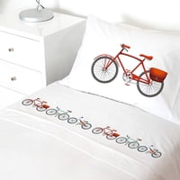Tuyo Print - Juego De Sábanas 1,5 Pl Bici Color
