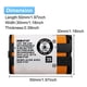 thumbnail image 2 of Batería recargable CUCESH HHR-P107 NI-MH 3.6V 650mAh, 2 of 5