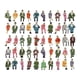thumbnail image 2 of Figuras Pintadas de 50x1:87, Figuritas de Personas, Pose Sentada, Pintadas a Mano para Modelo de Tren, Diseño de Mesa de Arena, Decoración de Escritor, 2 of 5