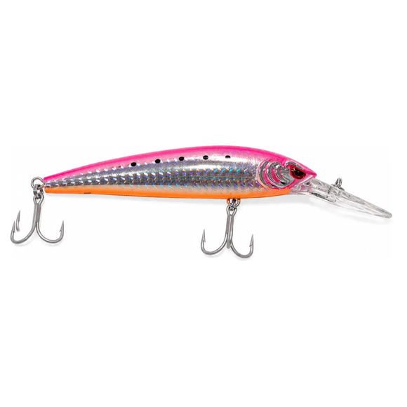 Señuelo Storm Thunder Barra ( La Enojona O Cara De Malo ) Color Pink Crystal Baitfish