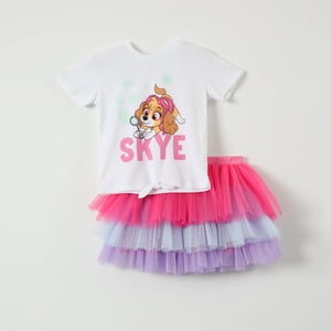 Conjunto Niña Tul Blanco Paw Patrol