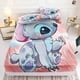 thumbnail image 1 of Cute Lilo Stitch Fitted Sheets for Kids,3D Prints Stitch Fitted Sheet -30cm Deep,Soft Brushed Easy Care Fitted Sheet Children Bed Sheets, 1 of 5