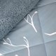 thumbnail image 3 of Plumón Estampado Deluxe Sherpa 1.5 Plazas / Ramas Celeste – Doral 170x 240 cm., 3 of 3