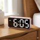 thumbnail image 2 of Reloj Despertador Digital REGALWOVEN Brillo Ajustable, Doble Alarma, Puertos de Carga USB para Dormitorio/Residencia Rosa 5.1"L x 1.0"W x 2.2"H, 2 of 6