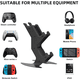 thumbnail image 3 of Controller Stand, Gaming Headset Stand Para PS5/PS4/Xbox Series X S/Xbox One/Nintendo Switch/Headset Aluminio Metal Soporte Universal Gamepad Game Controller Accesorios-Negro, 3 of 9
