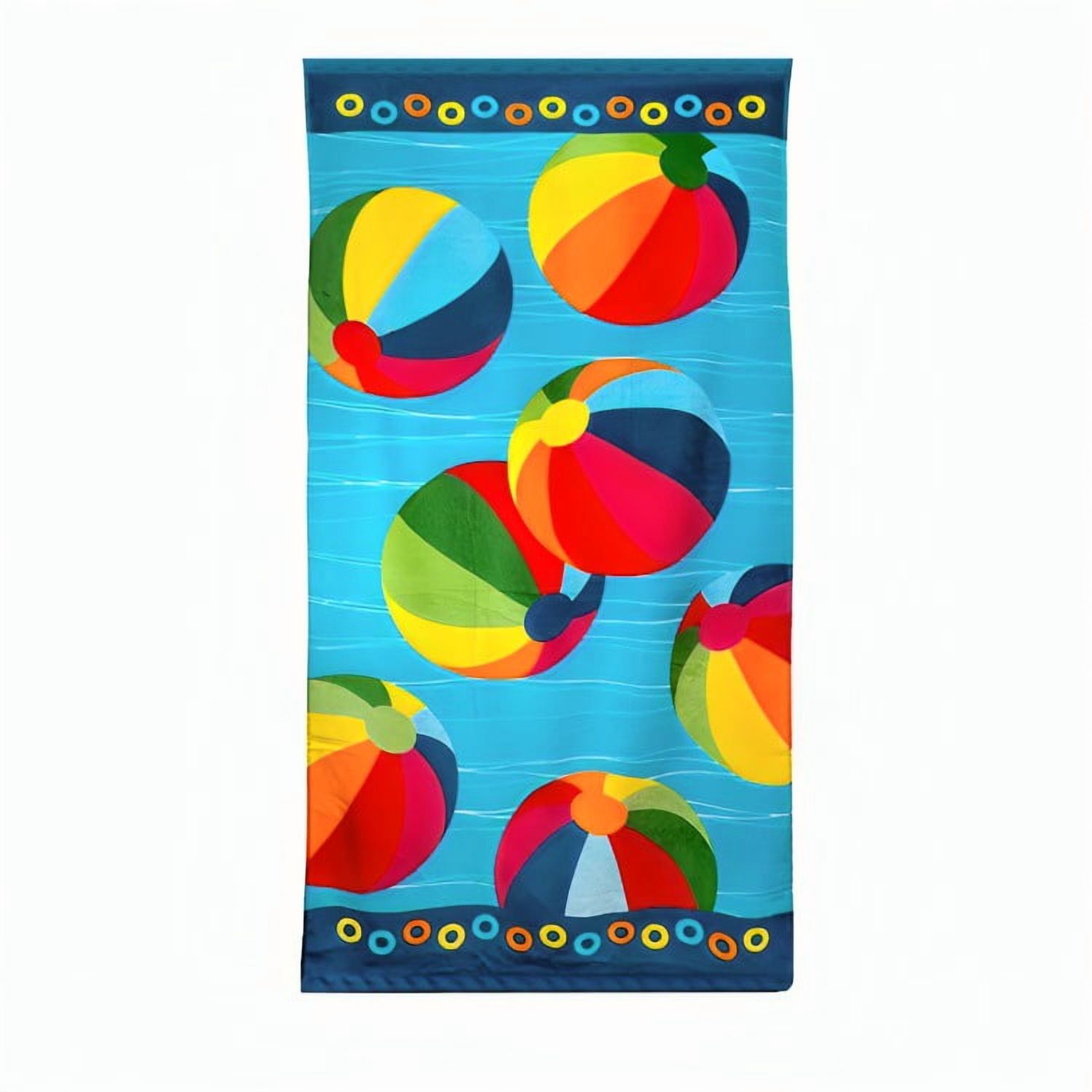 Chiteco - Toalla De Playa Velour Balls