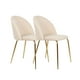 thumbnail image 1 of Pack 2 Sillas Sitiales Nordic Felpa Gold - Beige, 1 of 3