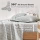 thumbnail image 2 of Sábanas de algodón Comfort Spaces King con 14 bolsillos elásticos, 2 of 9