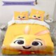 thumbnail image 1 of 3pcs Pink Fong Shark-Inspired Bedding Set - Includes 1 Cover & 2 Pillowcases, Breathable Polyester, Machine Washable - Perfect for All Seasons S899, Allseason Comfort|Playful Design|Zippered Closure, 1 of 1