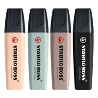 Stabilo Destacador Boss Original Naturecolors Pack De 4