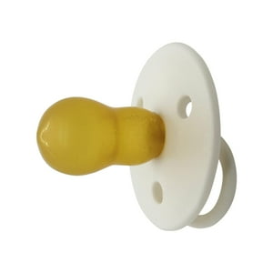 Mininor - Chupetes Redondos Latex 6M 2Uns Blanco