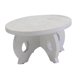 thumbnail image 2 of Soporte Para Macetas, Estante Para Macetas, Estante Esquinero Para Balcón, Soporte Redondo De Madera Para Plantas, Color Blanco, 2 of 5