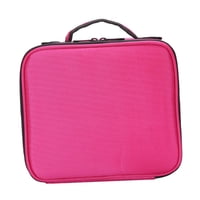 Magideal - Bolsa De Maquillaje De Viaje, Bolsa De Cosméticos Portátil Con Compartimento Extraíble, Caja De Belleza, Estuche De Maquillaje Para Mujeres Y Niñas, Rosa