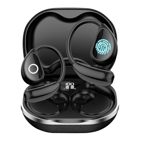 Aaronmei Auriculares Inalámbricos Con Traducción Ai Bidireccional Negro