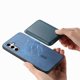 thumbnail image 4 of Funda de Cuero Magnética con Tarjetero para Samsung Galaxy S25 Plus Cubierta Delgada Azul, 4 of 5