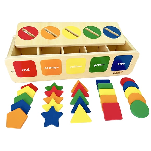 Montessori Toys Daily Funn, clasificación por colores y formas, de 1 a 3 años