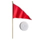 thumbnail image 3 of Golf Putting Cup Bandera Verde Asta Golf Hole Cup Para Uso En Interiores Diámetro 75 Mm, 3 of 4