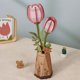 thumbnail image 3 of Flor de Madera Pink Tulip Tulipan Rosa Rolife, 3 of 3