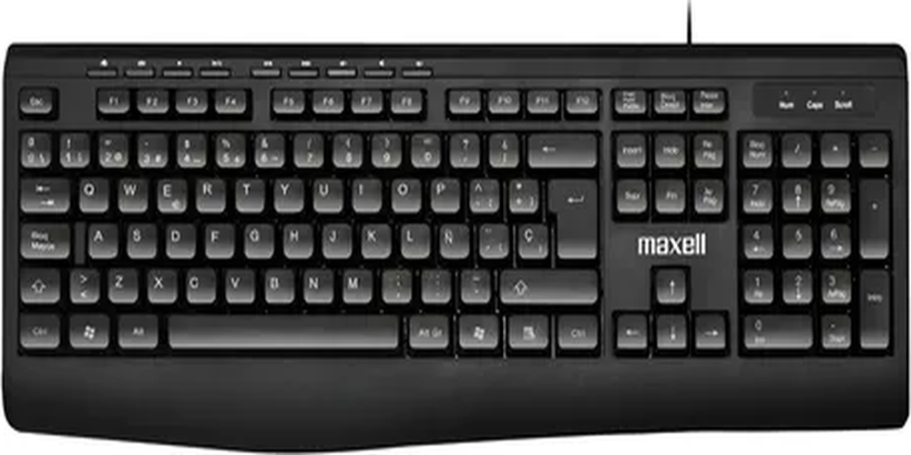Genérico - Teclado Multifuncional Maxell Kb-100 Usb Negro