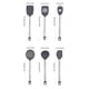 thumbnail image 4 of 10pcs Silicone Kitchen Utensil Set With Pipe Handle, Kitchen Spoon, Spatula, Leak Spoon, Kitchenware Kitchen Utensils, 4 of 5