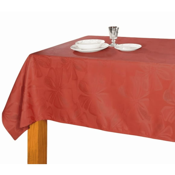 Mantel Jacquard Texturizado Premium Rojo – Doral