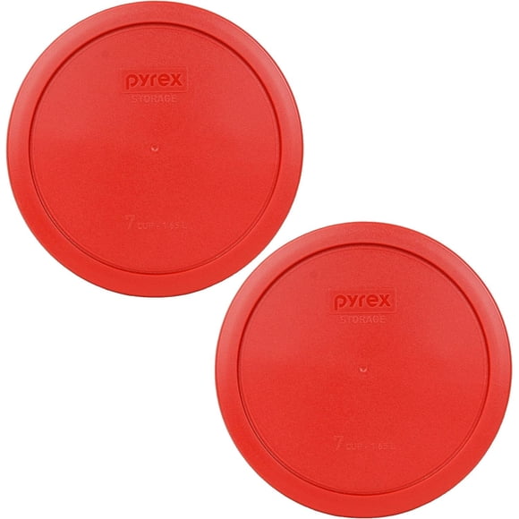 Tapa de repuesto Pyrex 7402-PC, 6/7 tazas, color rojo amapola, de plástico sin BPA