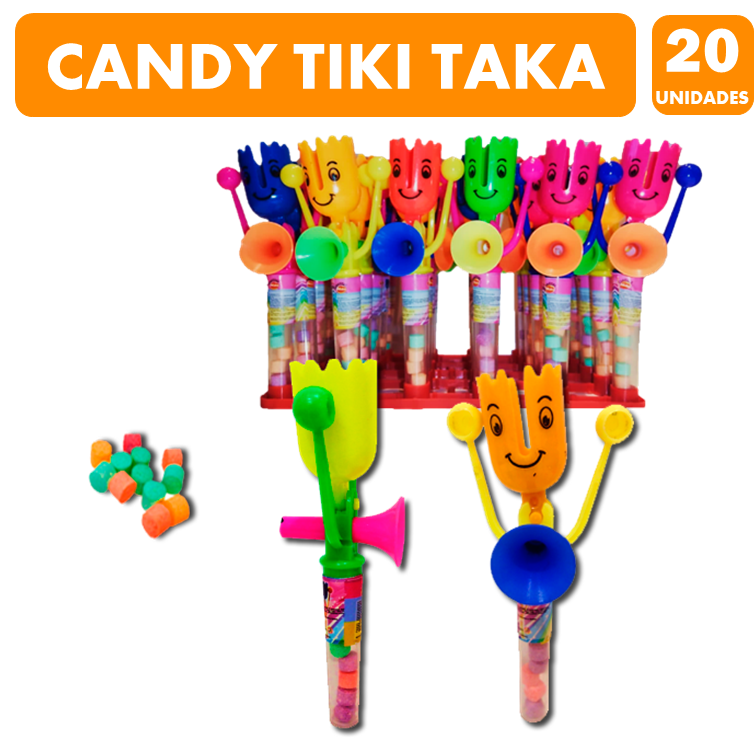 Genérico - Dulces Candy Tiki Taka De Mabú - (Display De 20 Unidades)
