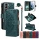 thumbnail image 1 of Para Samsung Galaxy S21 Plus 5G Funda Tipo Billetera, 9 Ranuras para Tarjetas Bloqueo RFID Bolso Cruzado Cubierta de Cuero, Bolsillo con Cierre, Correa de Muñeca y Hombro Desmontable, Funda, 1 of 11