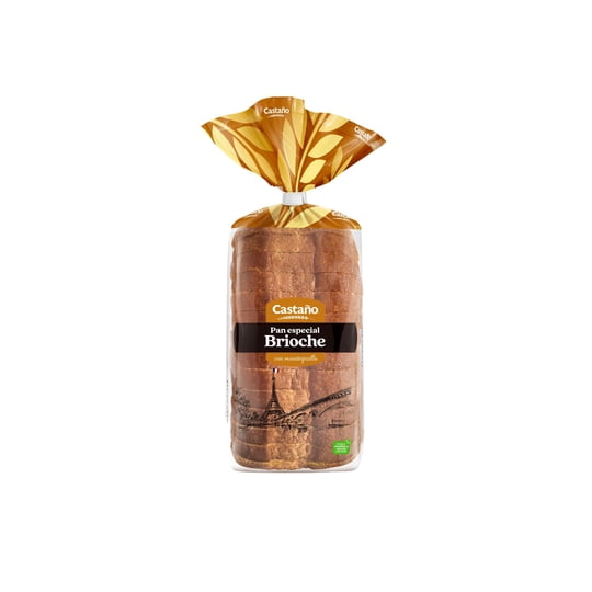 Pan De Molde Blanco Especial Brioche 1 Un 400 g Castaño