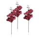 thumbnail image 1 of Flores De Orquídeas Artificiales 3 Uds Tallos De Orquídeas Falsas Decoración Flor De Imitación Para El Hogar Rojo, 1 of 3