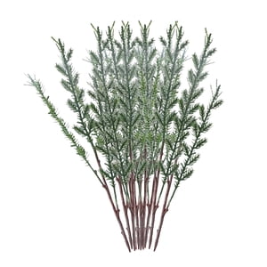 Magideal - 10 Piezas 12"" Agujas De Pino Artificial Plantas Falsas Árbol Bricolaje Hoja Adorno Artesanía Artesanía Para Festival Decoración Al