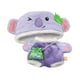 thumbnail image 3 of Conjunto De Ropa Para Muñeca De 7,8 Pulgadas, Dibujos Animados Suaves Para Muñeca Reborn, 3 Uds., Violeta, 3 of 5