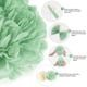 thumbnail image 2 of Set, 50th Birthday Balloon Kit, Women Men 50th Birthday Party Decorations, With Avocado Green, White, Metallic Golden, Confetti Balloon, Star Foil Balloon, Paper Pom Poms, Tablecloth, Happy Birthday B, 2 of 2