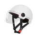 thumbnail image 4 of Casco De Moto Ligero Cómodo Transpirable Verano Media Cara Casco Blanco, 4 of 5