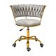 thumbnail image 1 of Silla Oficina Queen Velvet Gold - Gris, 1 of 2