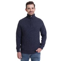 Truval - Sweater Medio Cierre Azul Marino Azul Marino 3Xl