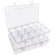 thumbnail image 1 of Caja organizadora de plástico SGHUO con 15 rejillas para abalorios, manualidades y joyas, 1 of 6